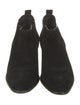 Alexander Wang Suede Leather Trim Embellishment Chelsea Boots