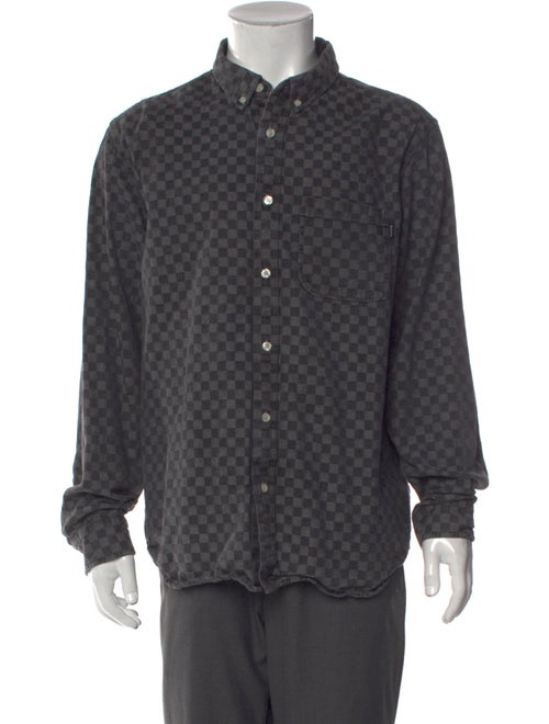 Supreme Plaid Print Long Sleeve Shirt