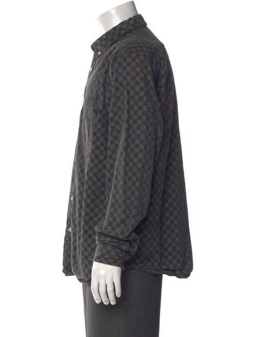 Supreme Plaid Print Long Sleeve Shirt