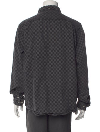 Supreme Plaid Print Long Sleeve Shirt