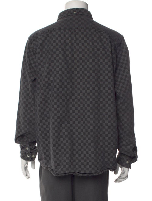 Supreme Plaid Print Long Sleeve Shirt