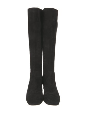 Alexander Wang Suede Riding Boots