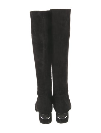 Alexander Wang Suede Riding Boots