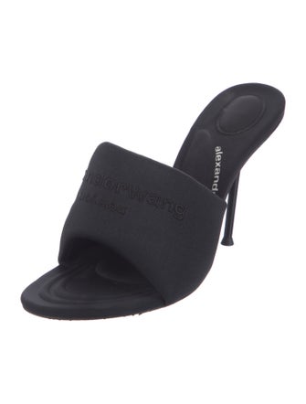Alexander Wang Embroidered Accent Slides