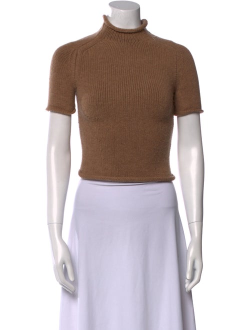 Alexander Wang Wool Turtleneck Crop Top