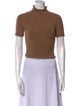 Alexander Wang Wool Turtleneck Crop Top