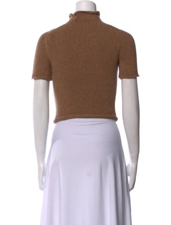 Alexander Wang Wool Turtleneck Crop Top