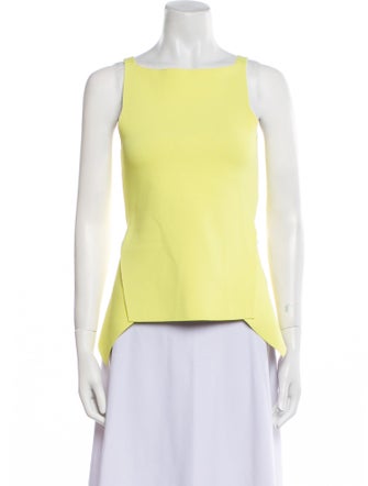 Alexander Wang Square Neckline Sleeveless Top