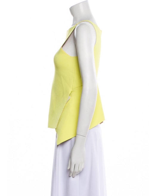 Alexander Wang Square Neckline Sleeveless Top