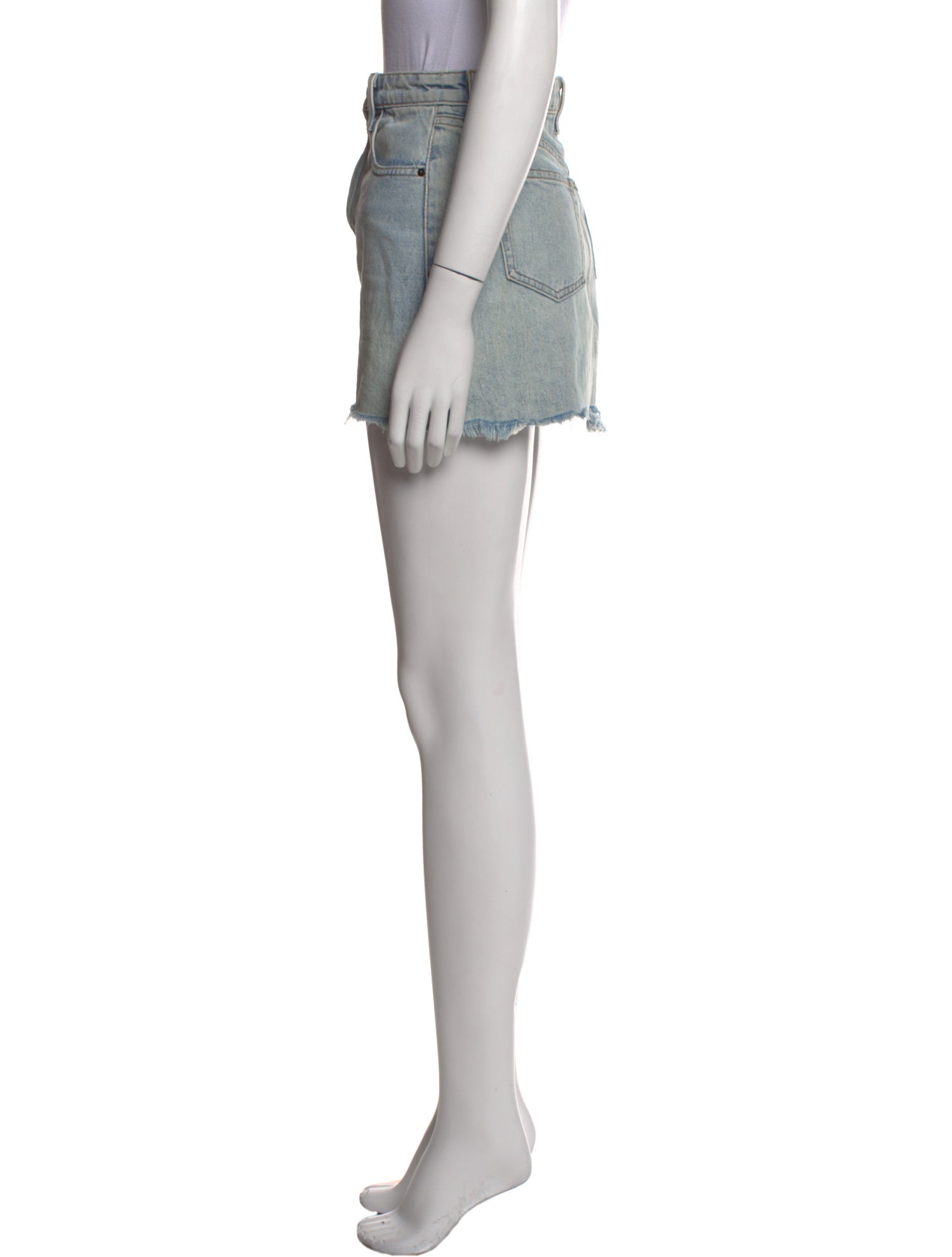 Alexander Wang Distressed Accents Mini Skirt