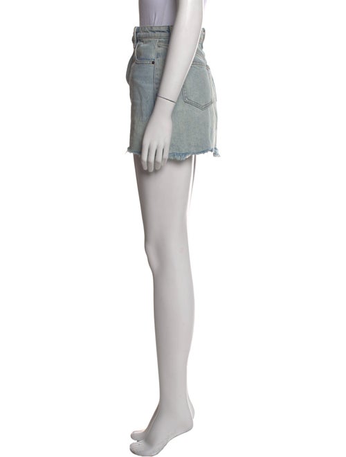 Alexander Wang Distressed Accents Mini Skirt