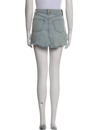Alexander Wang Distressed Accents Mini Skirt
