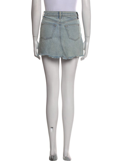 Alexander Wang Distressed Accents Mini Skirt