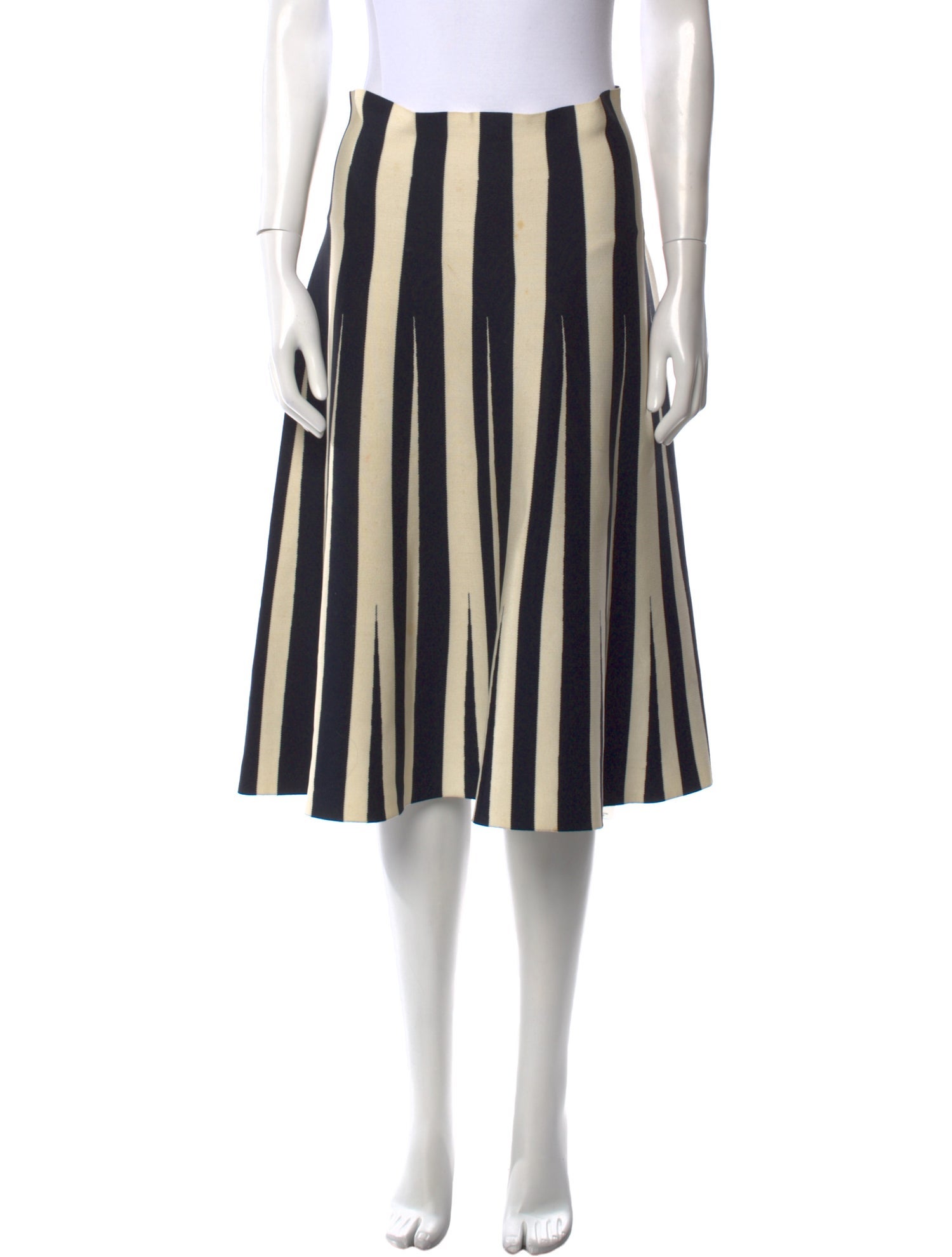 Alexander Wang Striped Knee-Length Skirt
