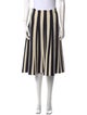 Alexander Wang Striped Knee-Length Skirt