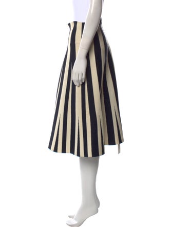 Alexander Wang Striped Knee-Length Skirt