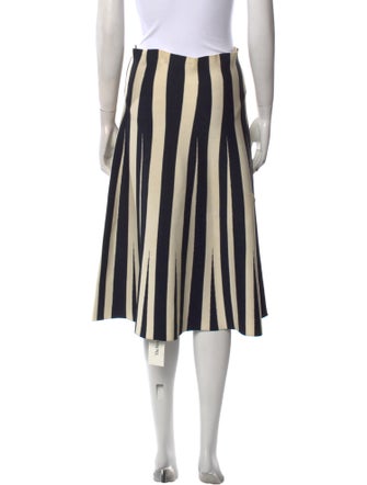 Alexander Wang Striped Knee-Length Skirt