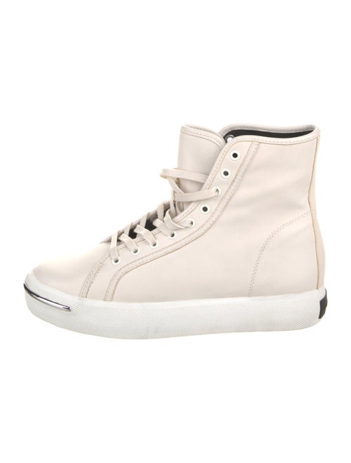 Alexander Wang Leather Wedge Sneakers