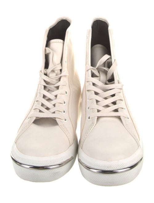 Alexander Wang Leather Wedge Sneakers