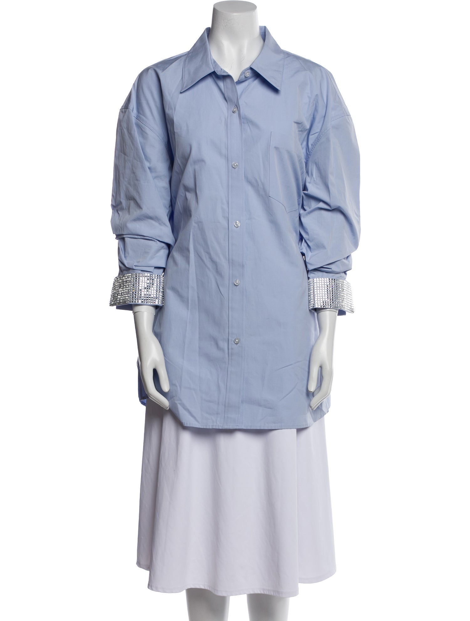 Alexander Wang Long Sleeve Button-Up Top