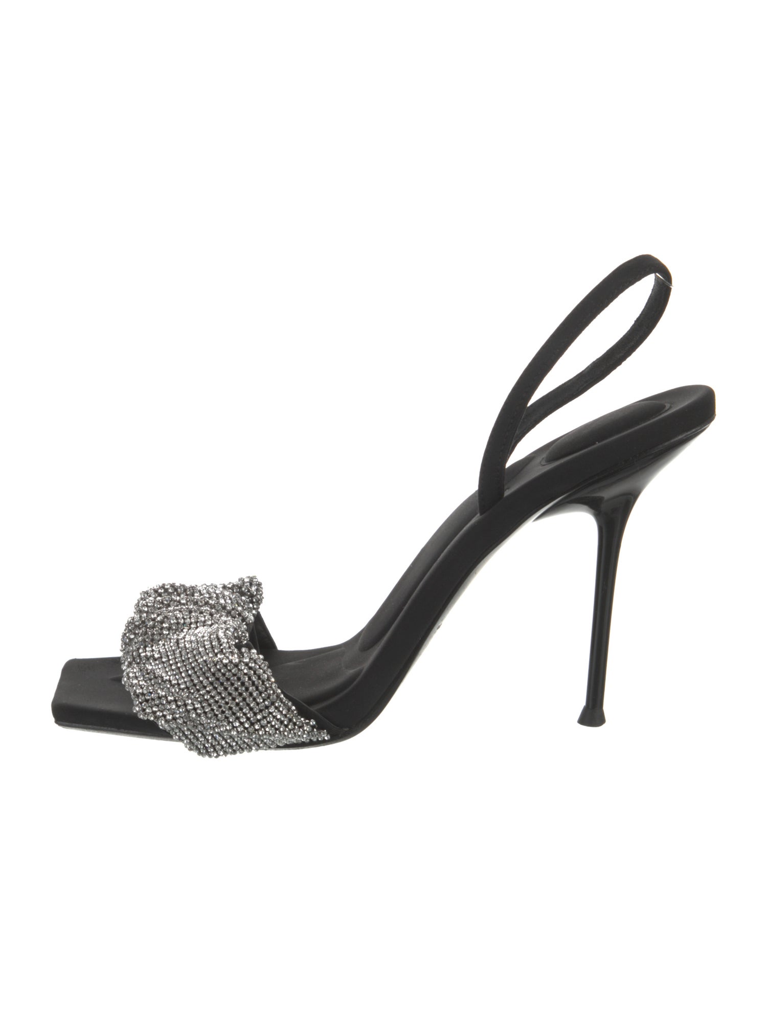 Alexander Wang Crystal Embellishments Slingback Sandals