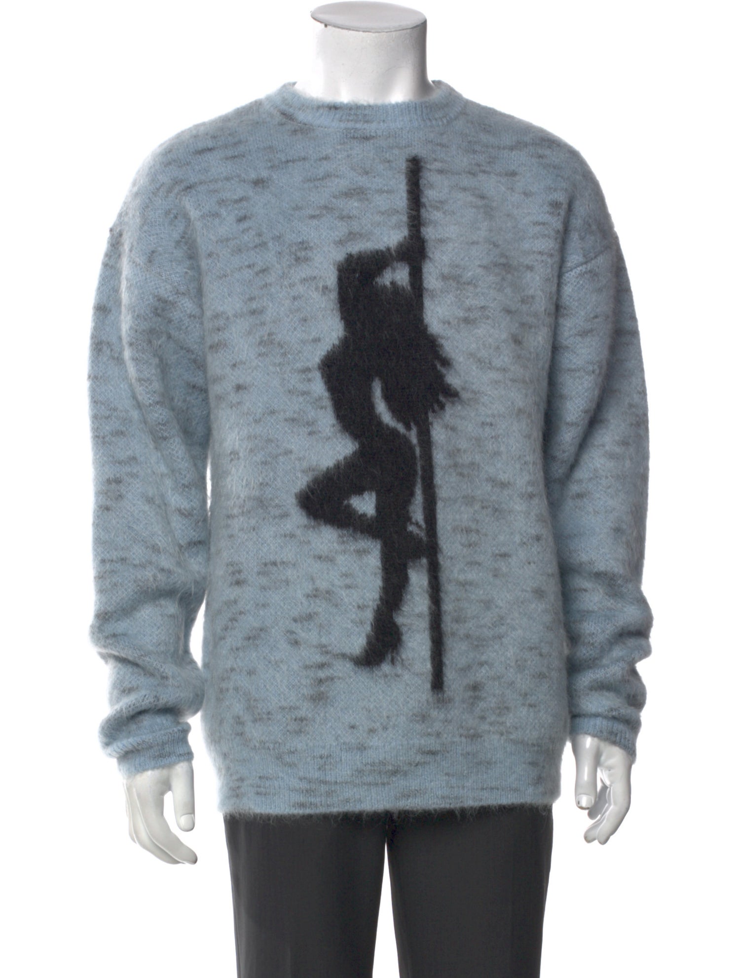 Alexander Wang Graphic Print Crew Neck Pullover