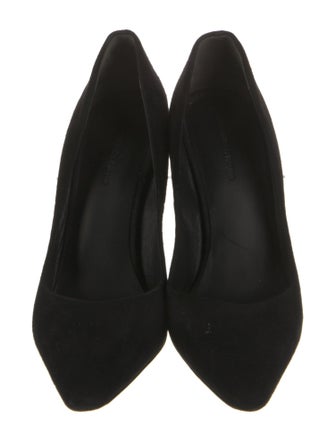 Alexander Wang Suede Cutout Accent Slingback Pumps