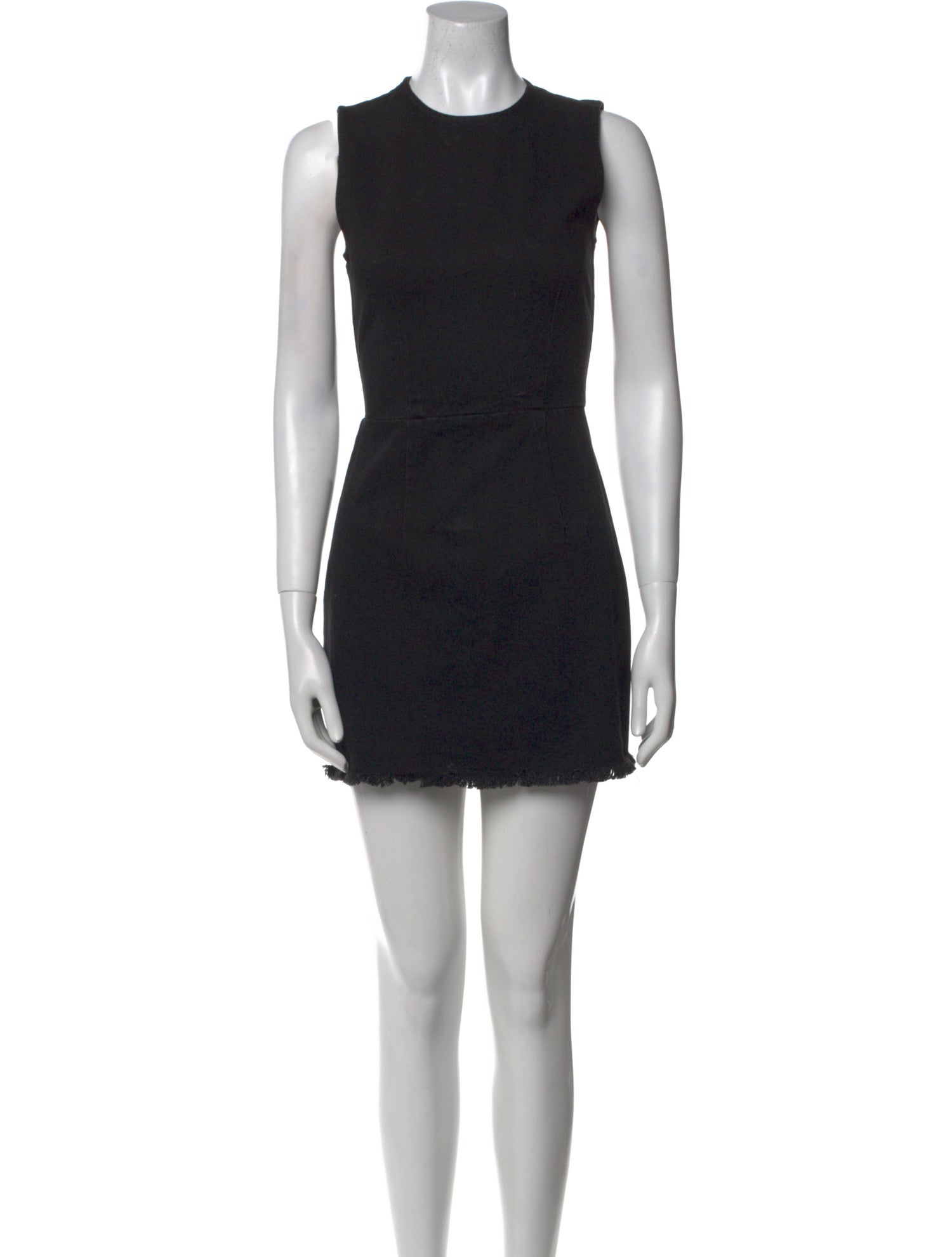 Denim x Alexander Wang Crew Neck Mini Dress