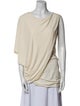 Alexander Wang Cowl Neck Three-Quarter Sleeve Top