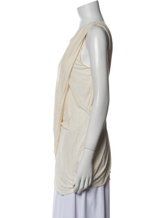 Alexander Wang Cowl Neck Three-Quarter Sleeve Top