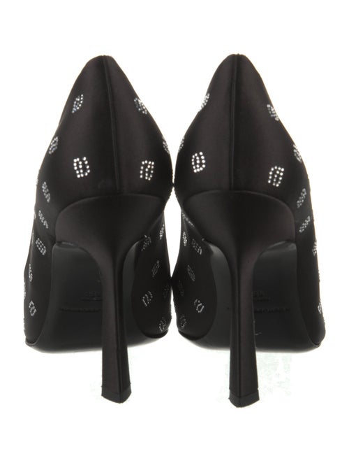 Alexander Wang Satin Crystal Embellishments Pumps