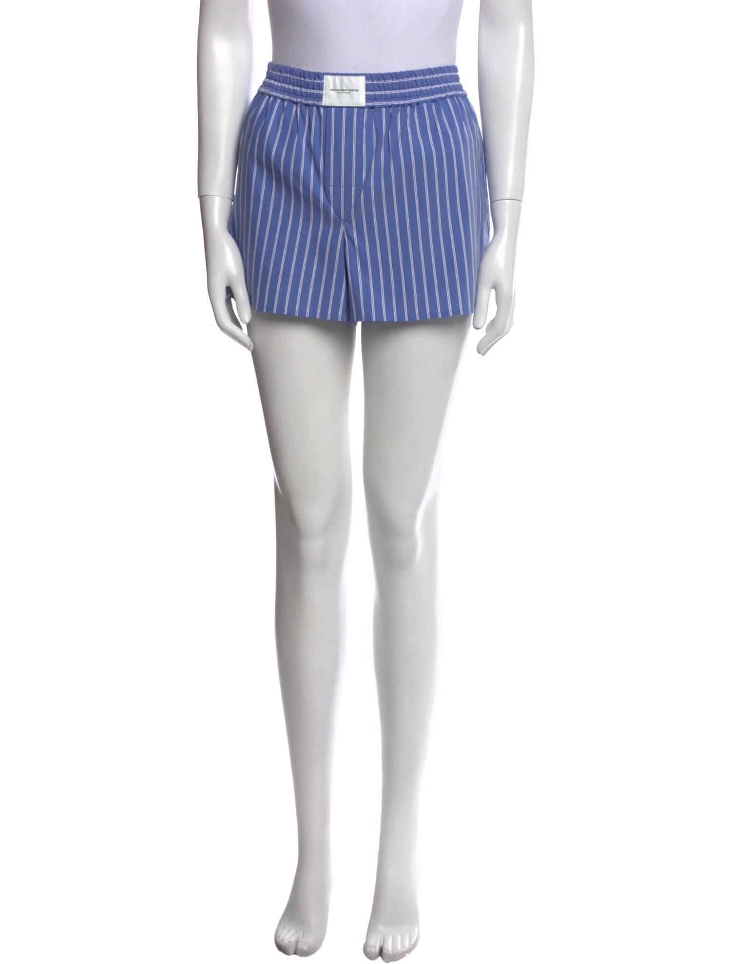 Alexander Wang Striped Mini Shorts