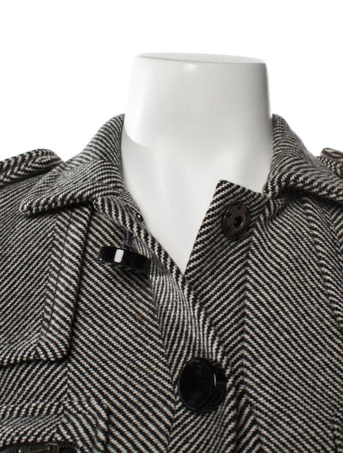 Alexander Wang Wool Striped Coat