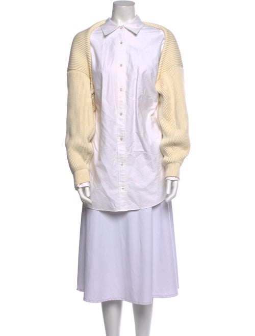 Alexander Wang Colorblock Pattern Long Sleeve Tunic