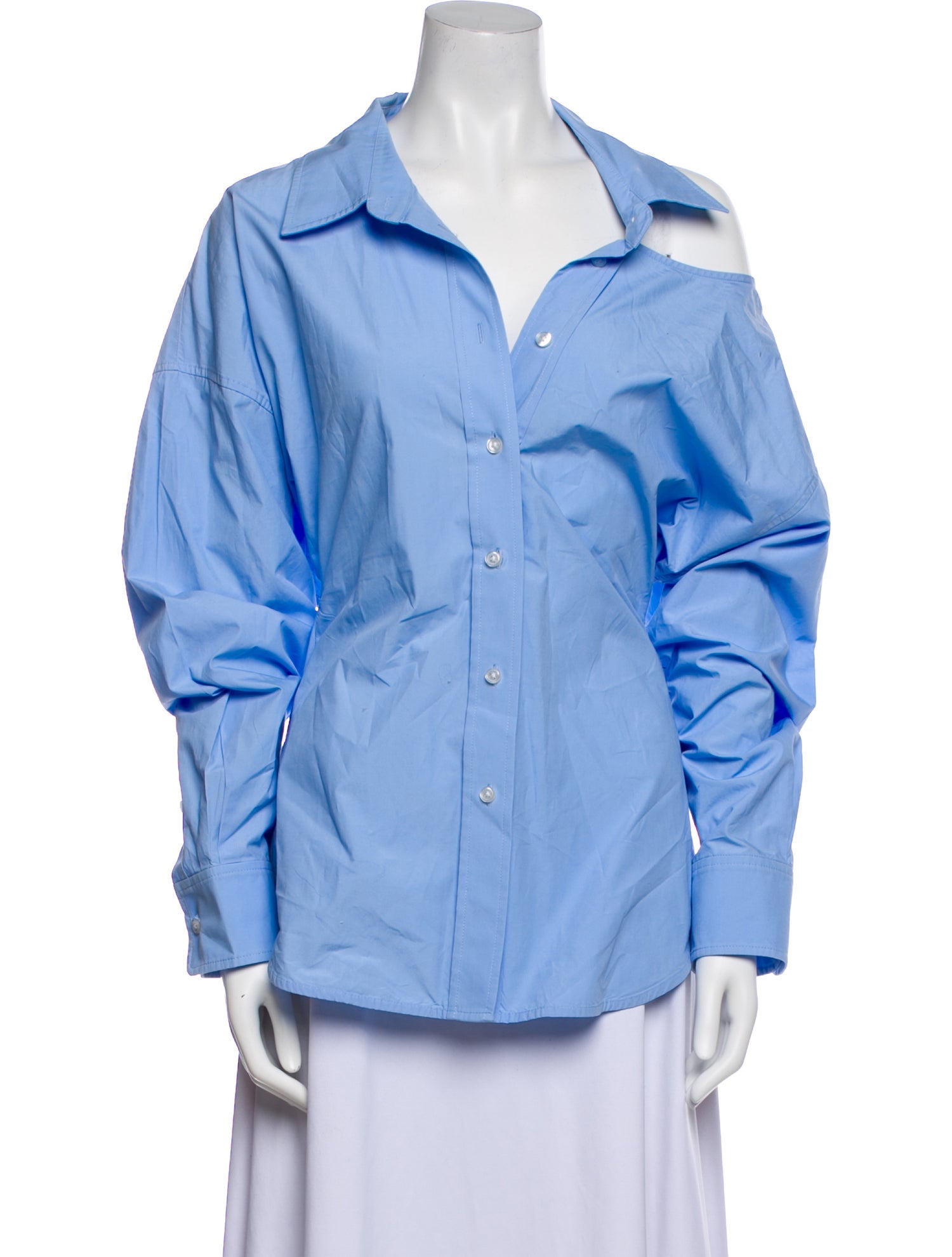 Alexander Wang Long Sleeve Button-Up Top