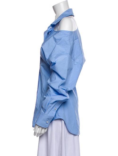 Alexander Wang Long Sleeve Button-Up Top