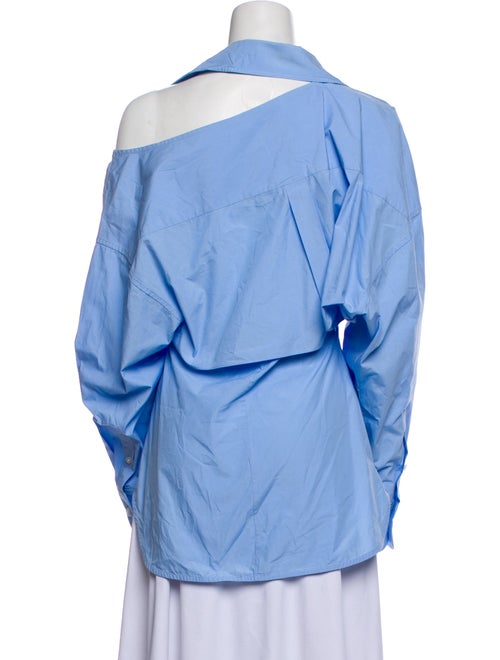 Alexander Wang Long Sleeve Button-Up Top