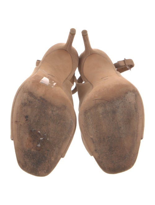 Alexander Wang Suede Mesh Accents Sandals