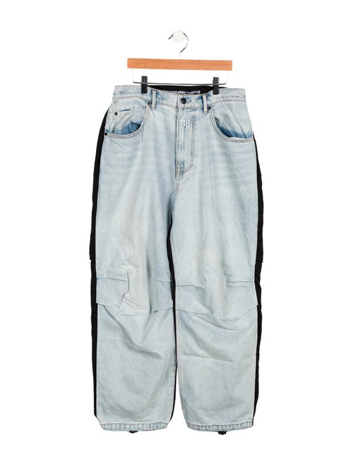 Alexander Wang High-Rise Wide Leg Jeans