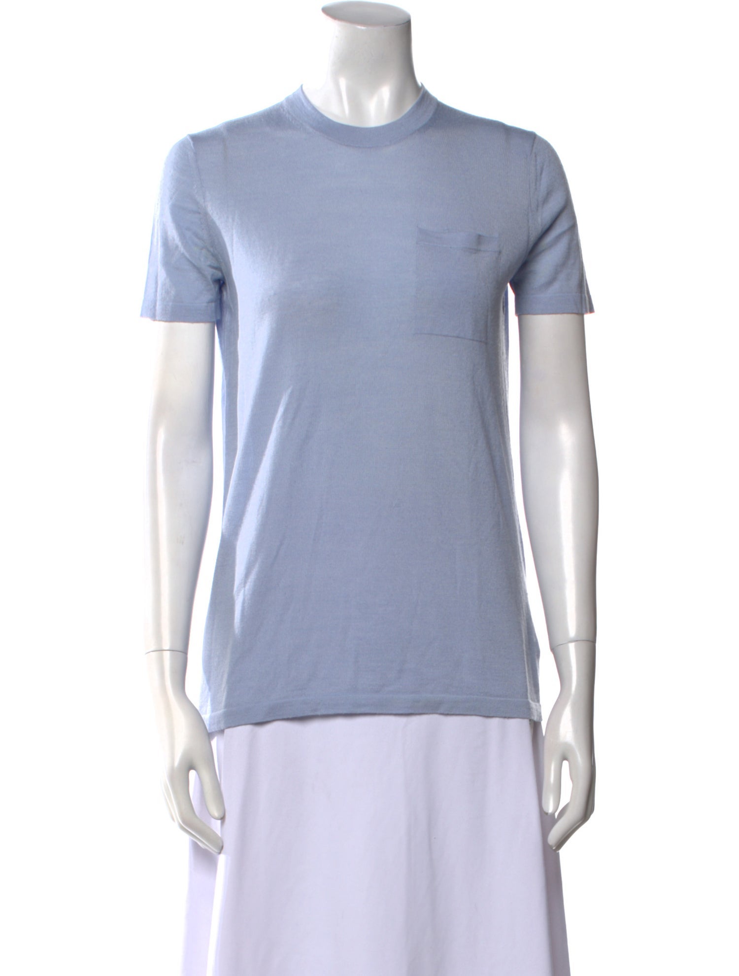 Alexander Wang Merino Wool Crew Neck T-Shirt
