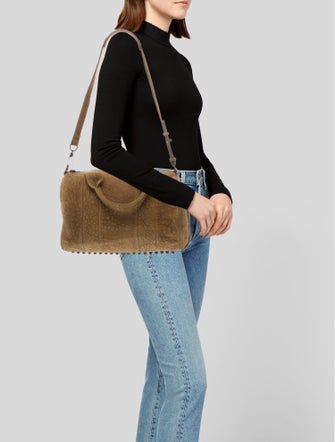 Alexander Wang Suede Top Handle Bag