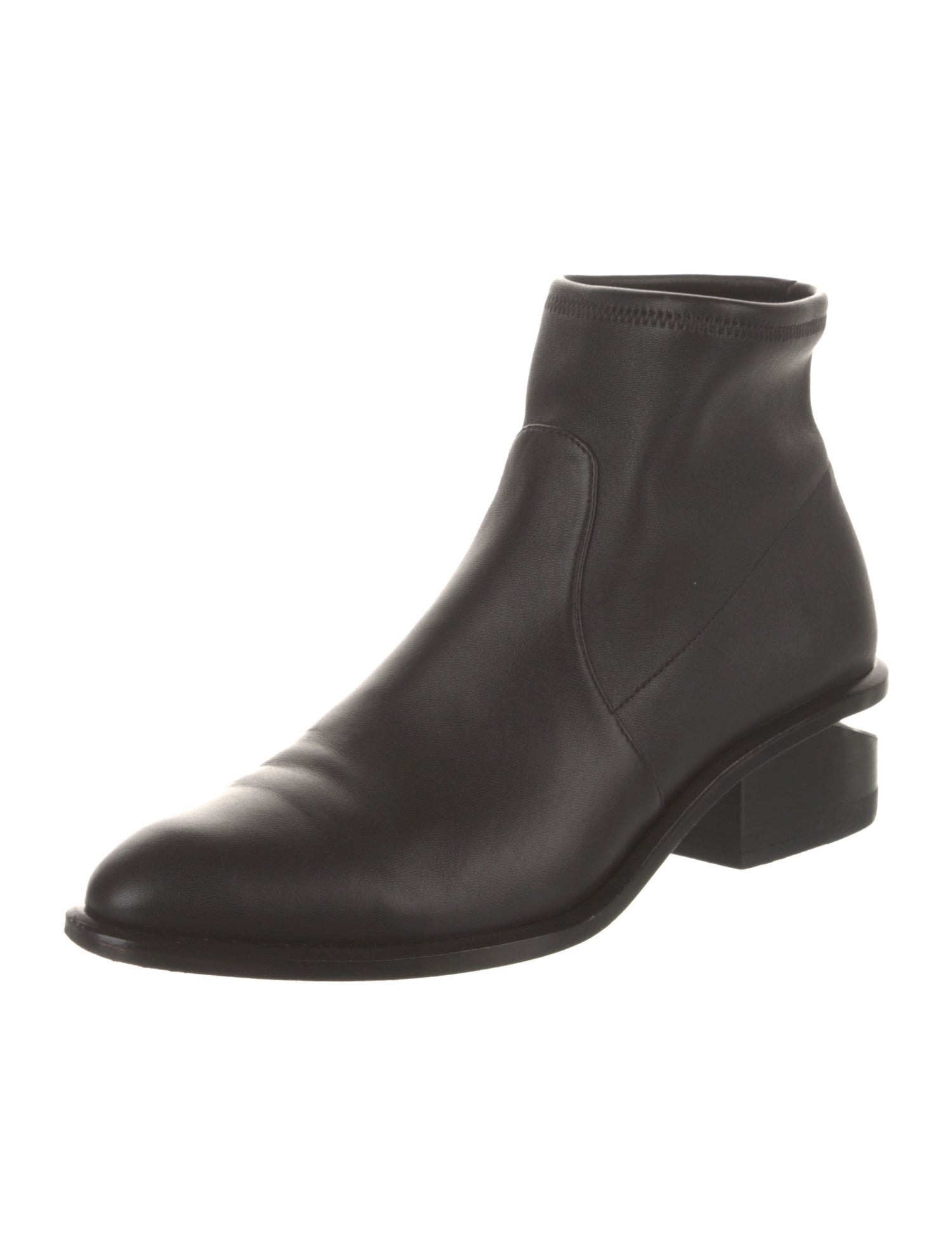 Alexander Wang Leather Sock Boots