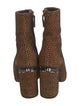 Alexander Wang Suede Animal Print Sock Boots