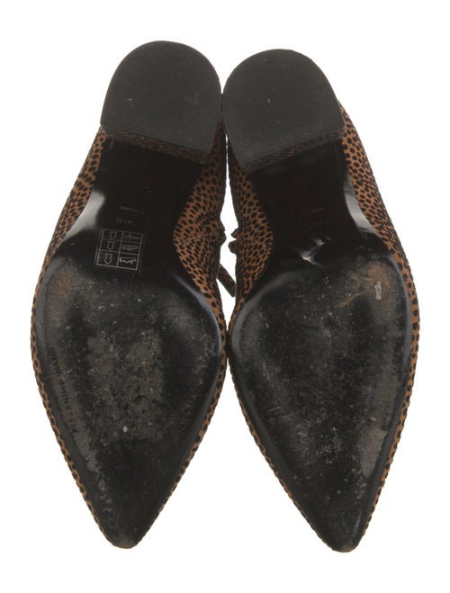 Alexander Wang Suede Animal Print Sock Boots