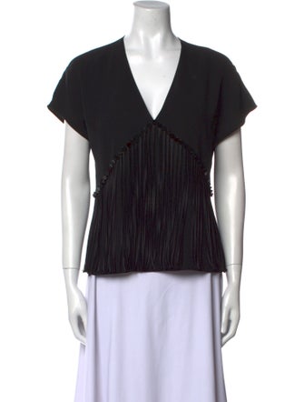 Alexander Wang Silk V-Neck Blouse