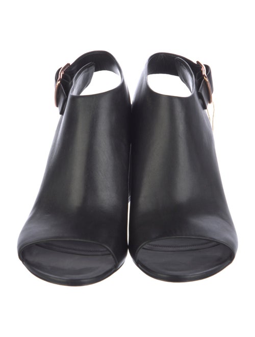 Alexander Wang Leather Cutout Accent Slingback Sandals