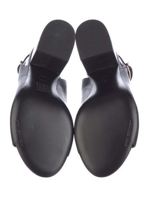 Alexander Wang Leather Cutout Accent Slingback Sandals