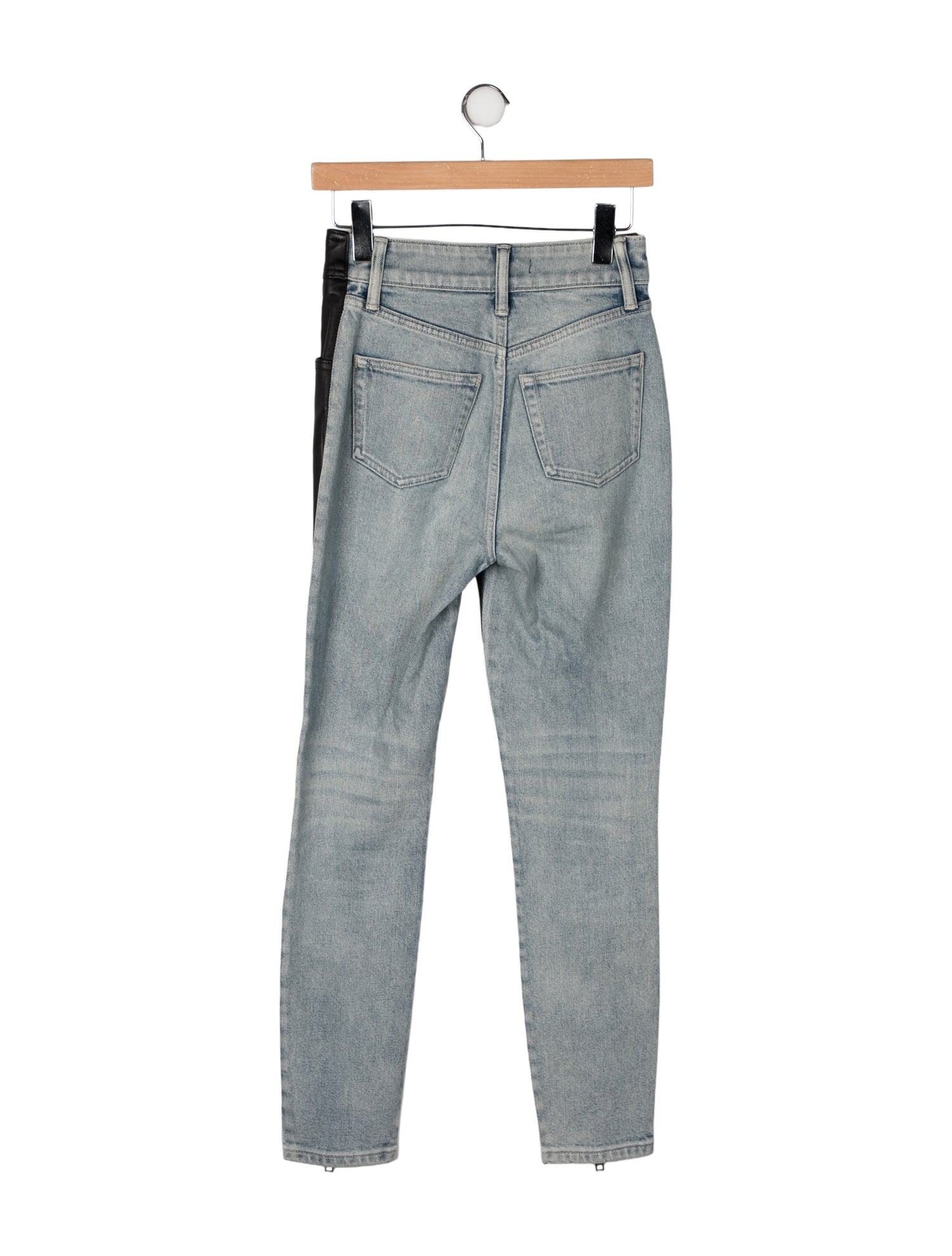 Alexander Wang Lamb Leather Skinny Leg Pants