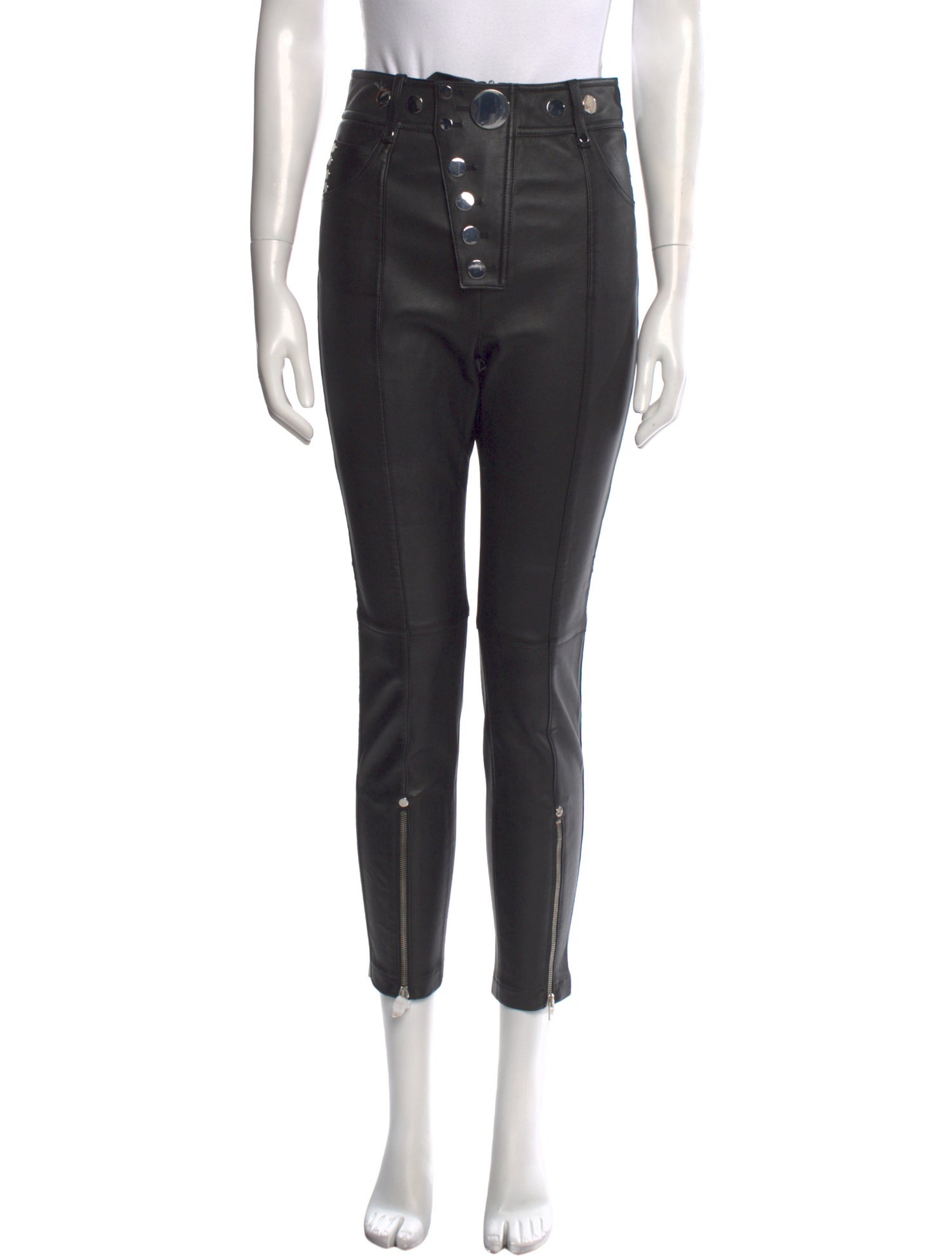 Alexander Wang Lambskin Skinny Leg Pants