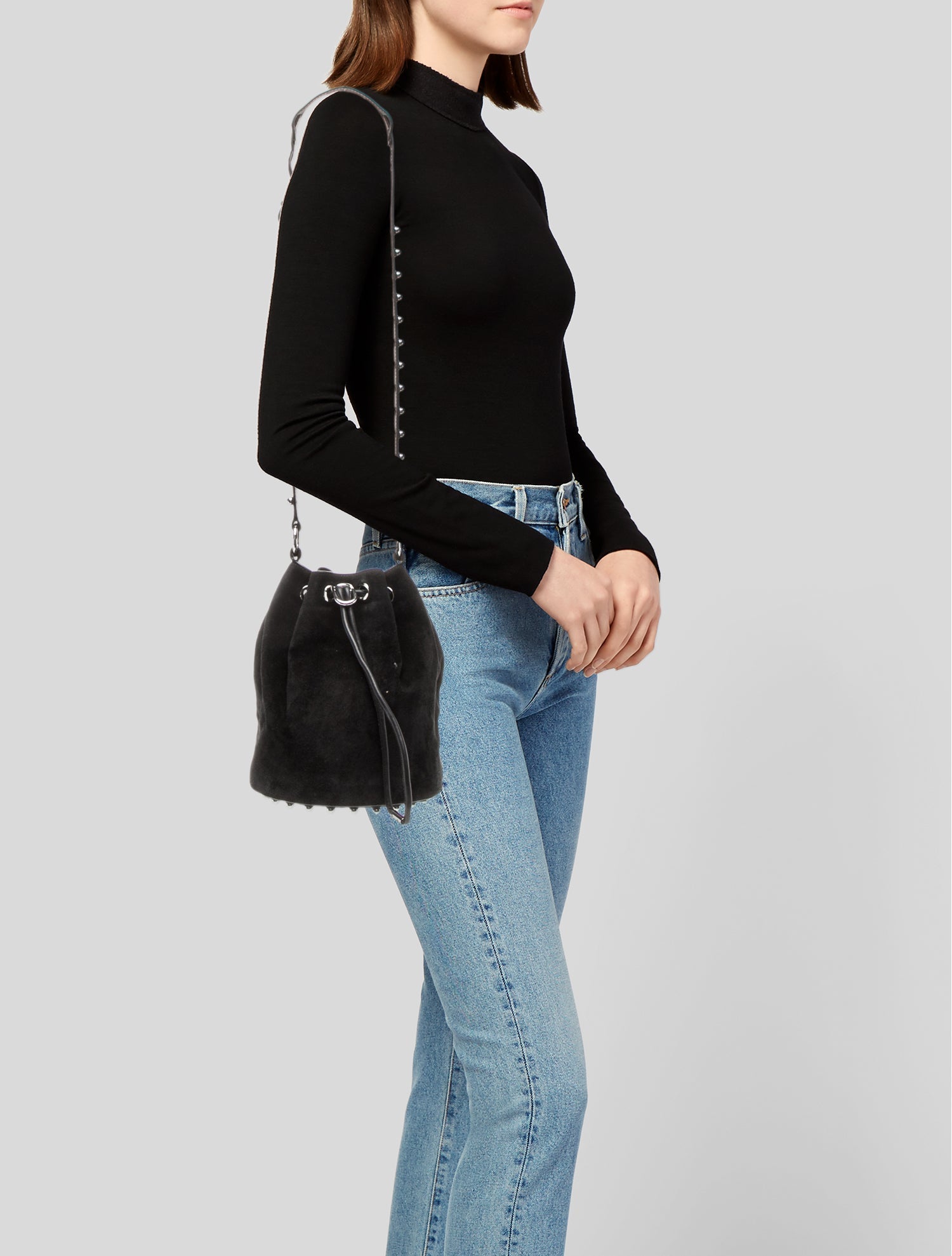 Alexander Wang Suede Bucket Bag